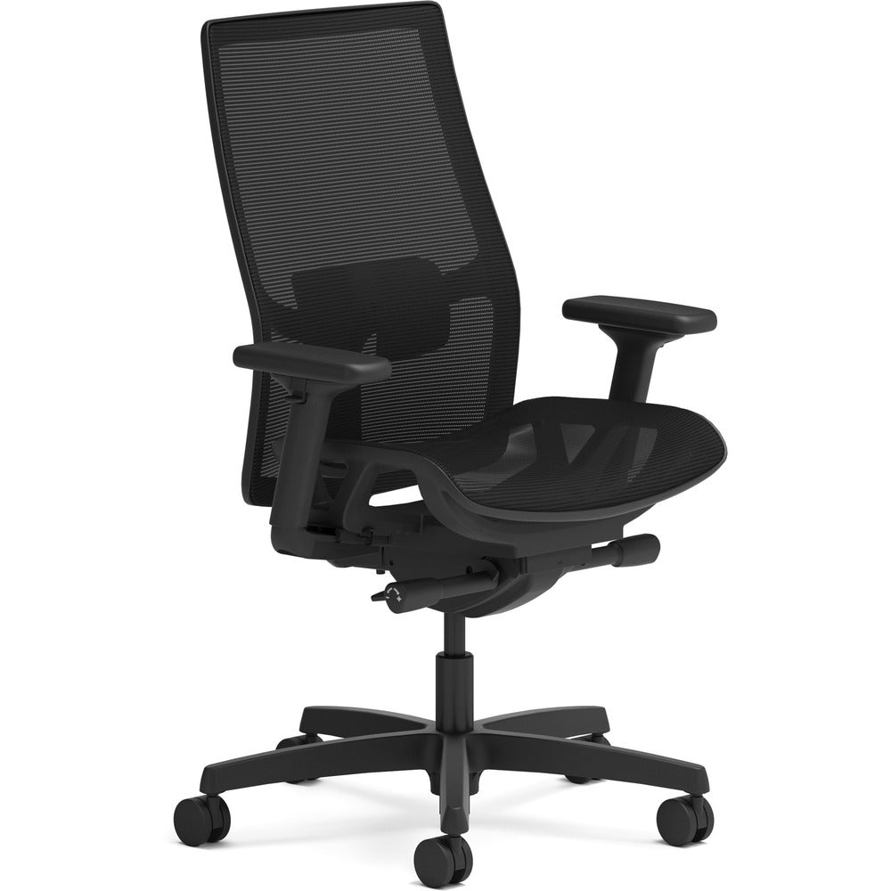 Image of The HON Company Mid-Back Task Chair,Mesh,27"x24"x43-3/4",Black