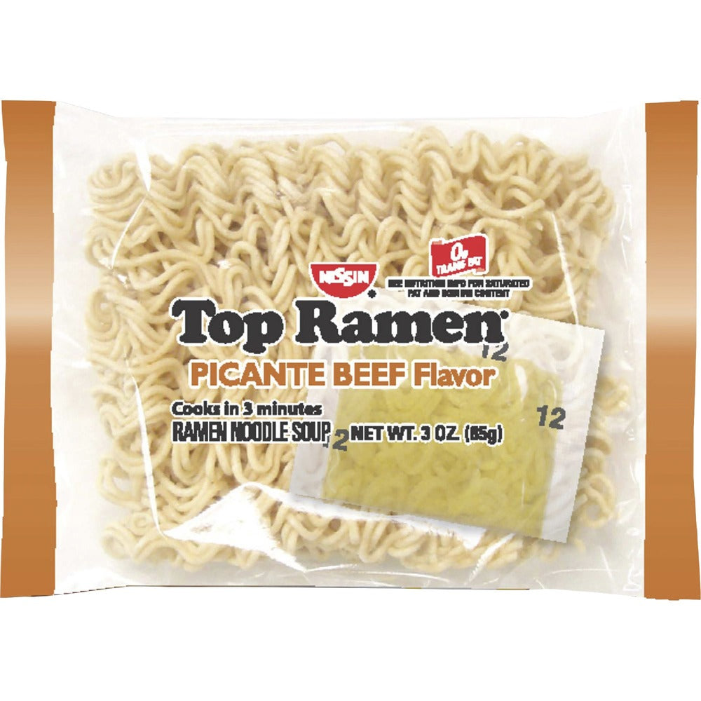 Image of Nissin Noodles,Ramen,Beef Picante,No MSG,Cup,2.5oz,12/CT