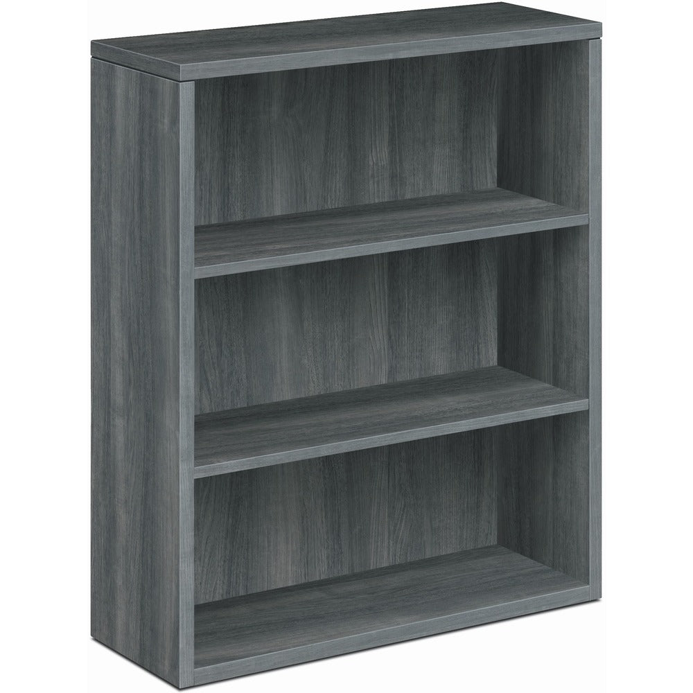 Image of The HON Company Bookcase, 3 Fixed Shelves, 36"x13-1/8"x43-3/8", Sterling Ash
