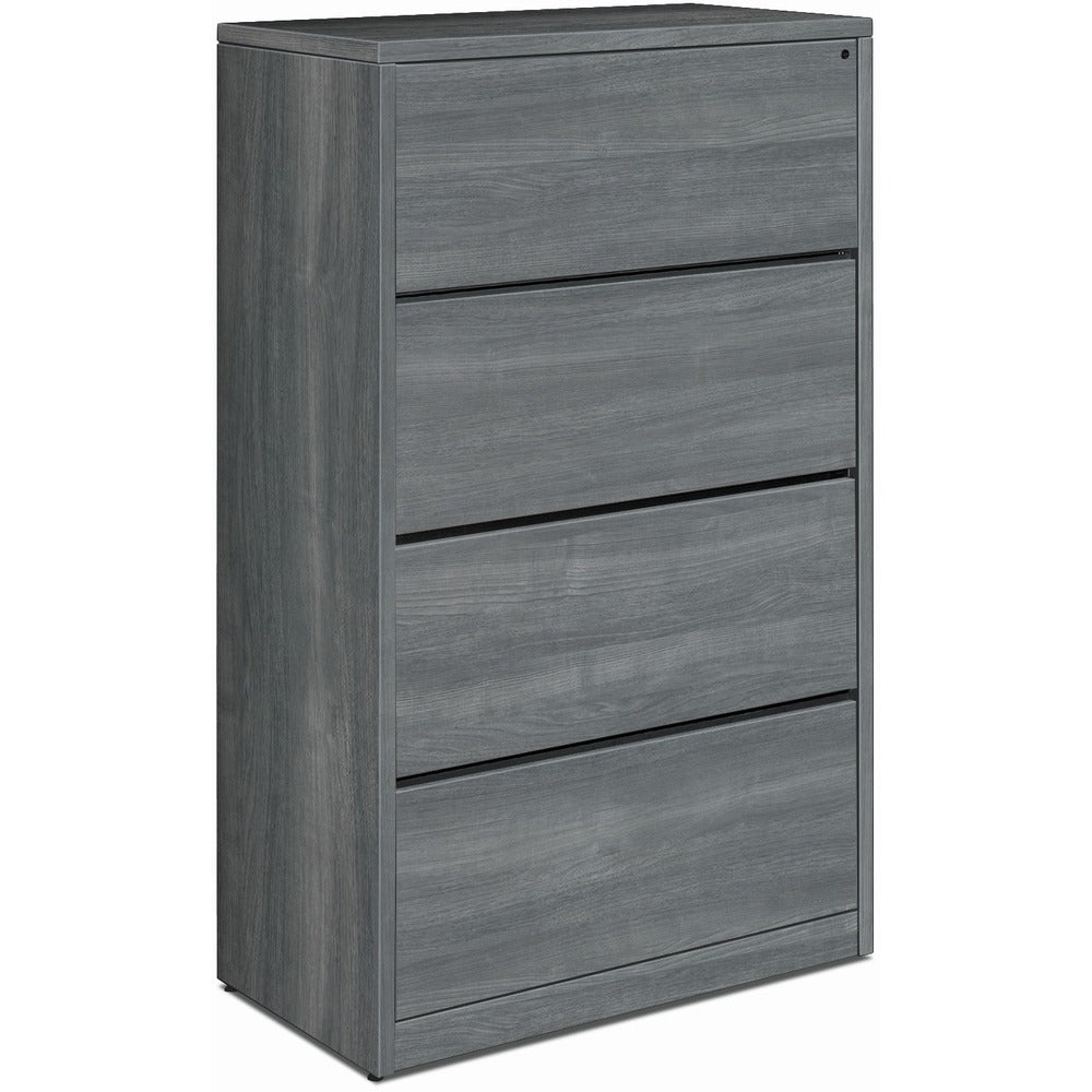 Image of The HON Company Lateral File, 4-Drawer, 36"x20"x59-1/8", Sterling Ash