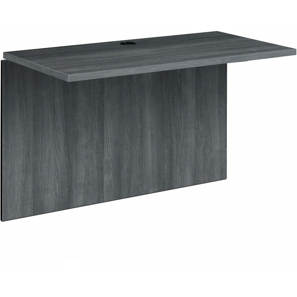 Image of The HON Company Bridge, w/Grommet, 47"x24"x29-1/2", Sterling Ash