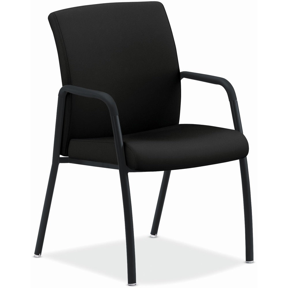 Image of The HON Company Guest Chair, w/ Arms, 23"x24"x35-1/2", Black Centurion