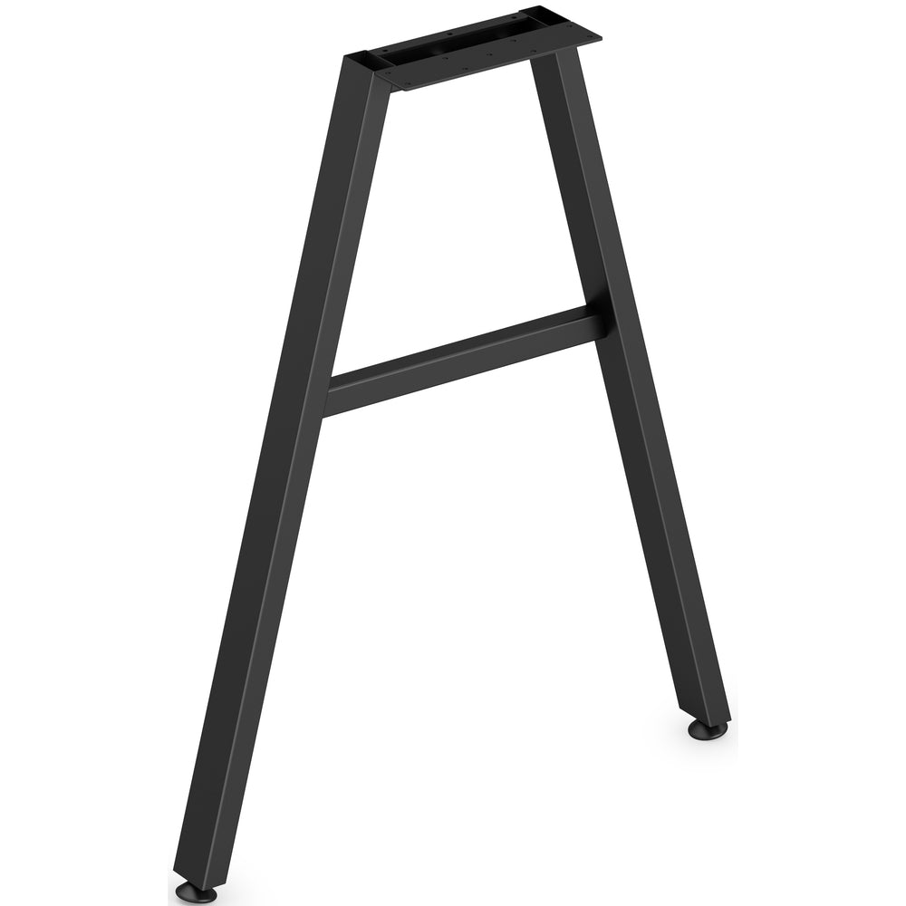 Image of The HON Company Leg, Angled, f/24"D Mod Worksurfaces, 24"W, Black