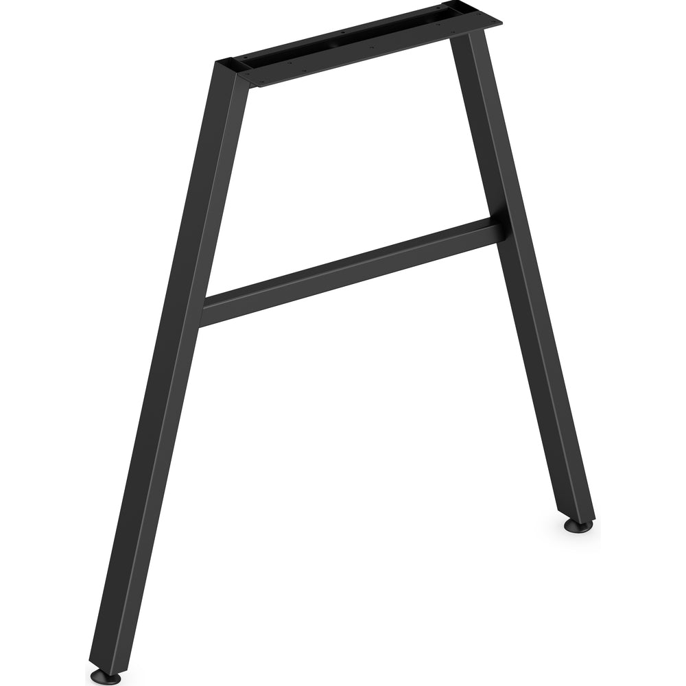 Image of The HON Company Leg, Angled, f/30"D Mod Worksurfaces, 30"W, Black
