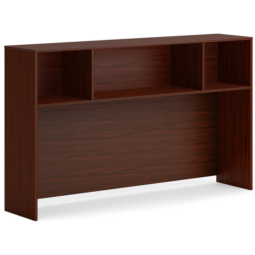 Image of The HON Company Hutch, No Doors, 66"x14"x39-1/4", Mahogany