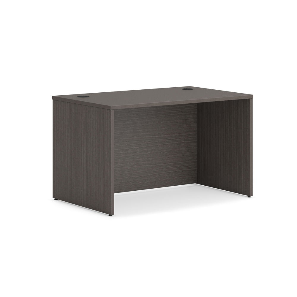 Image of The HON Company Desk Shell, Rectangle, 48"x30"x29", Slate Teak