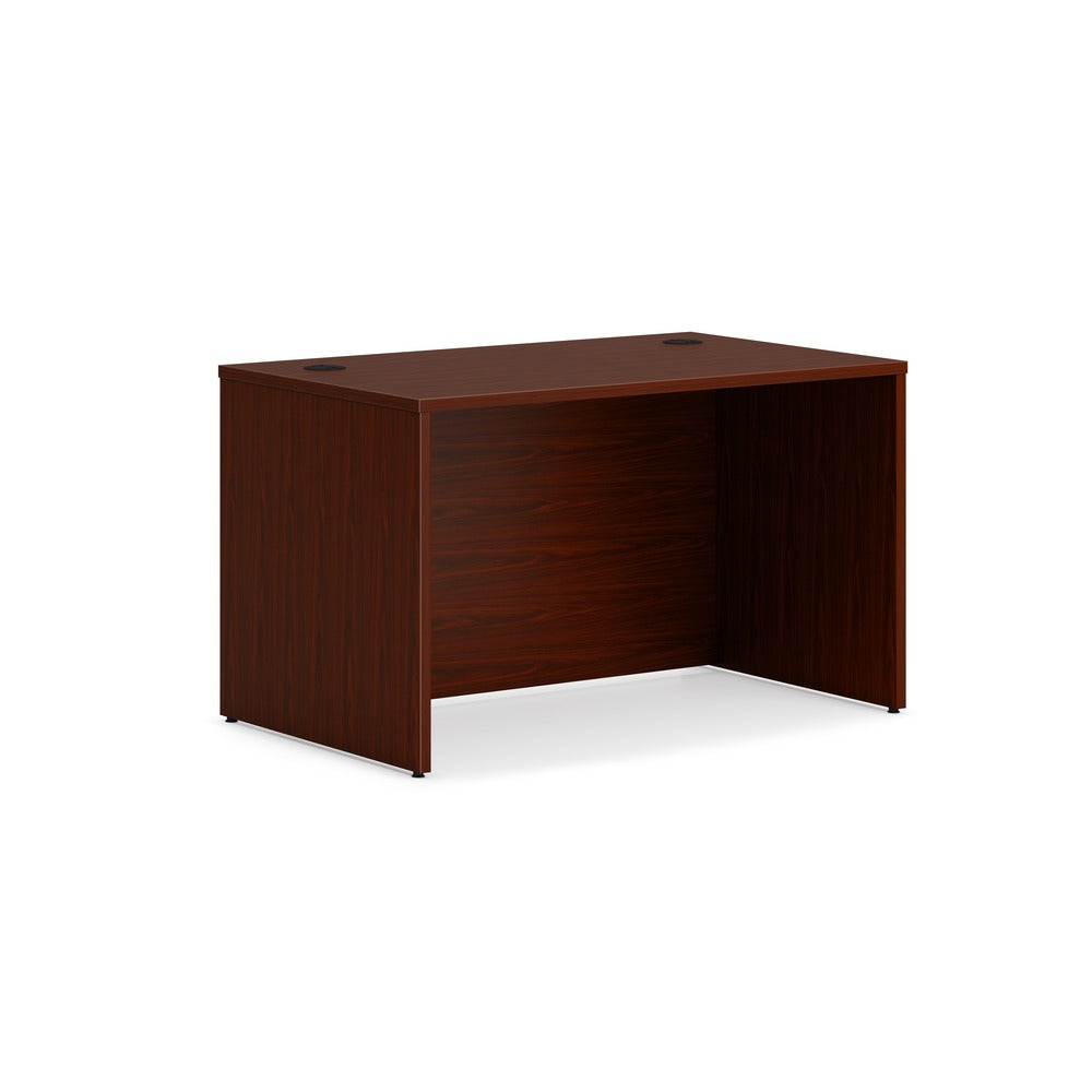 Image of The HON Company Desk Shell, Rectangle, 48"x30"x29", Mahogany
