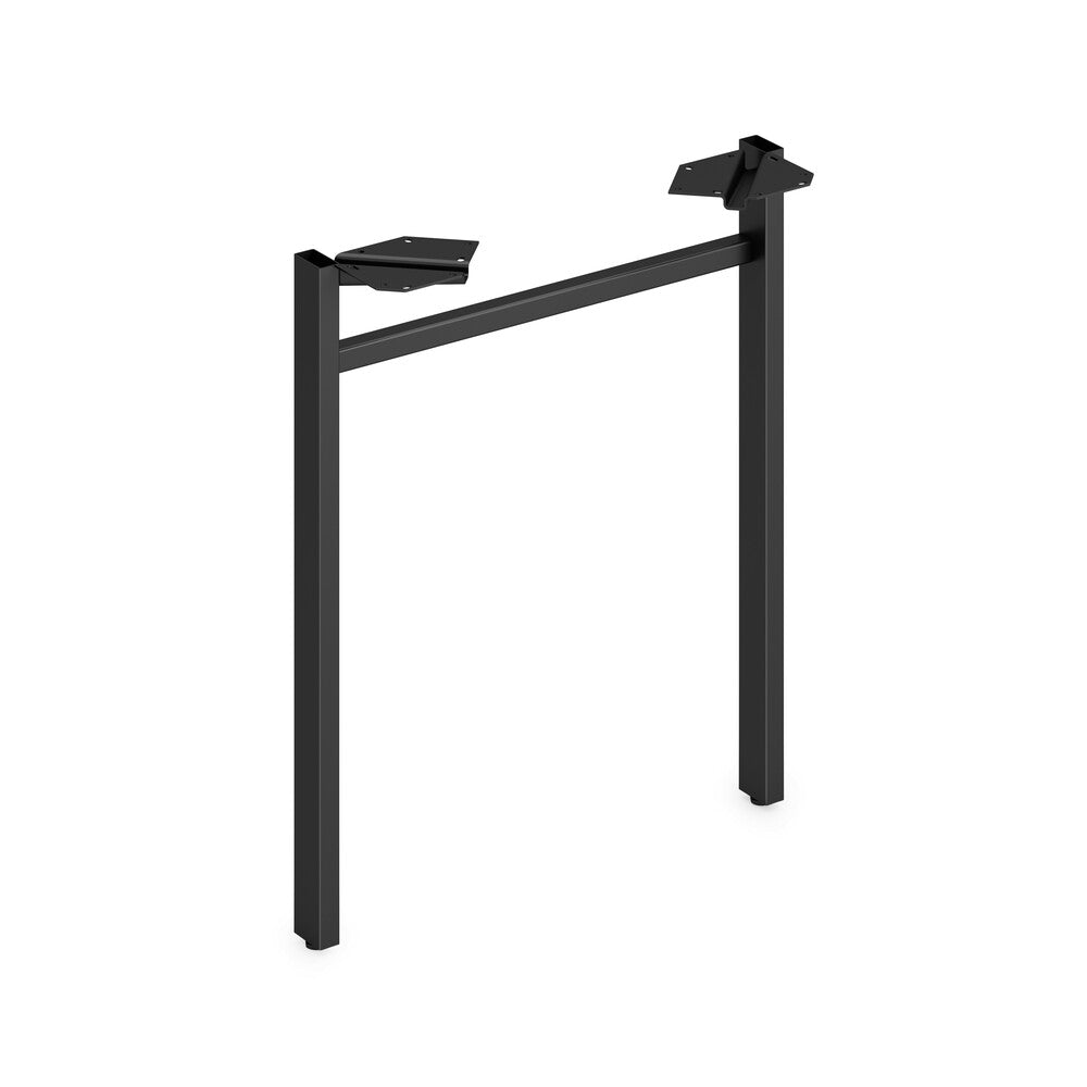Image of The HON Company Leg, Straight, f/24"D Mod Worksurfaces, 24"W, Black