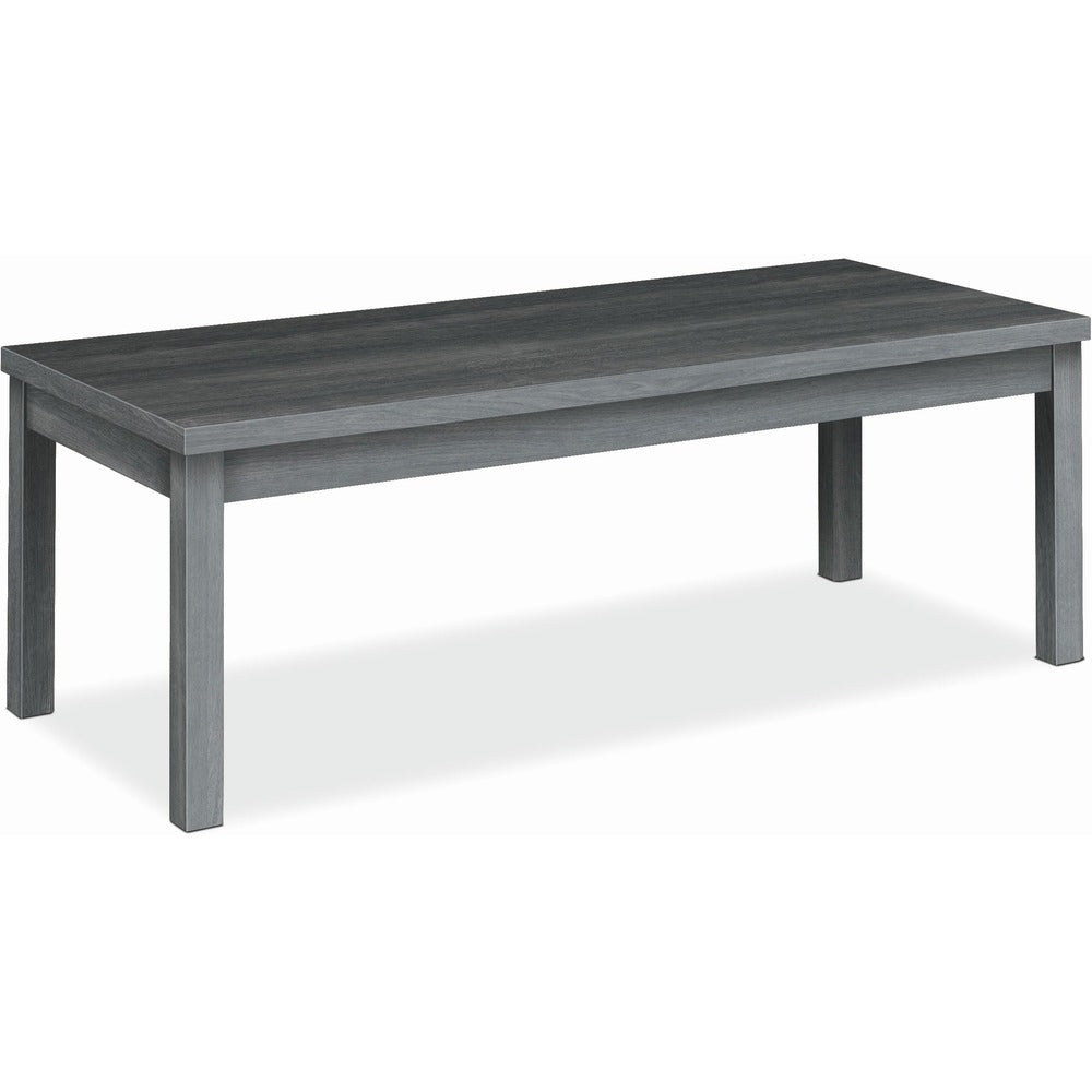 Image of The HON Company Coffee Table, Laminate, 48"x20"x16", Sterling Ash
