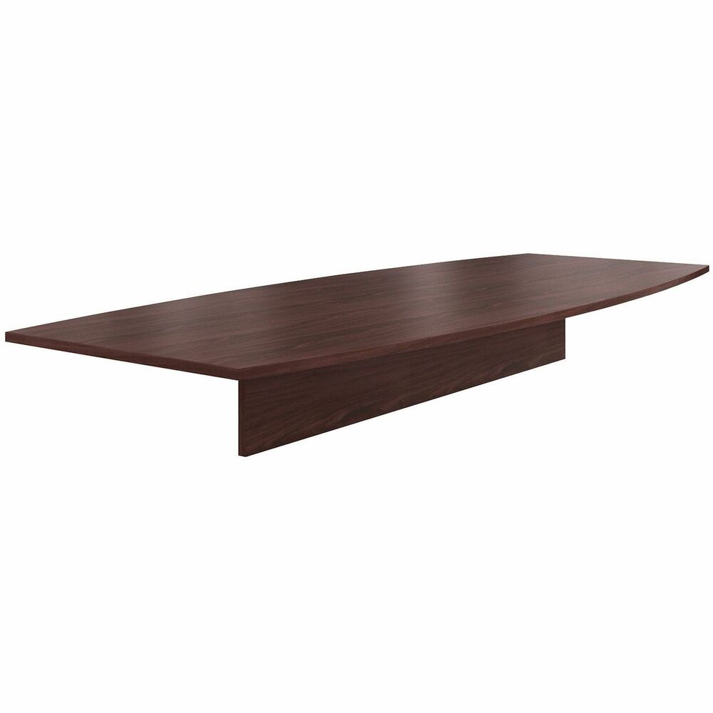 Image of The HON Company Conference Tabletop, Boat-shaped,120"x48"x1-1/8", Mahogany