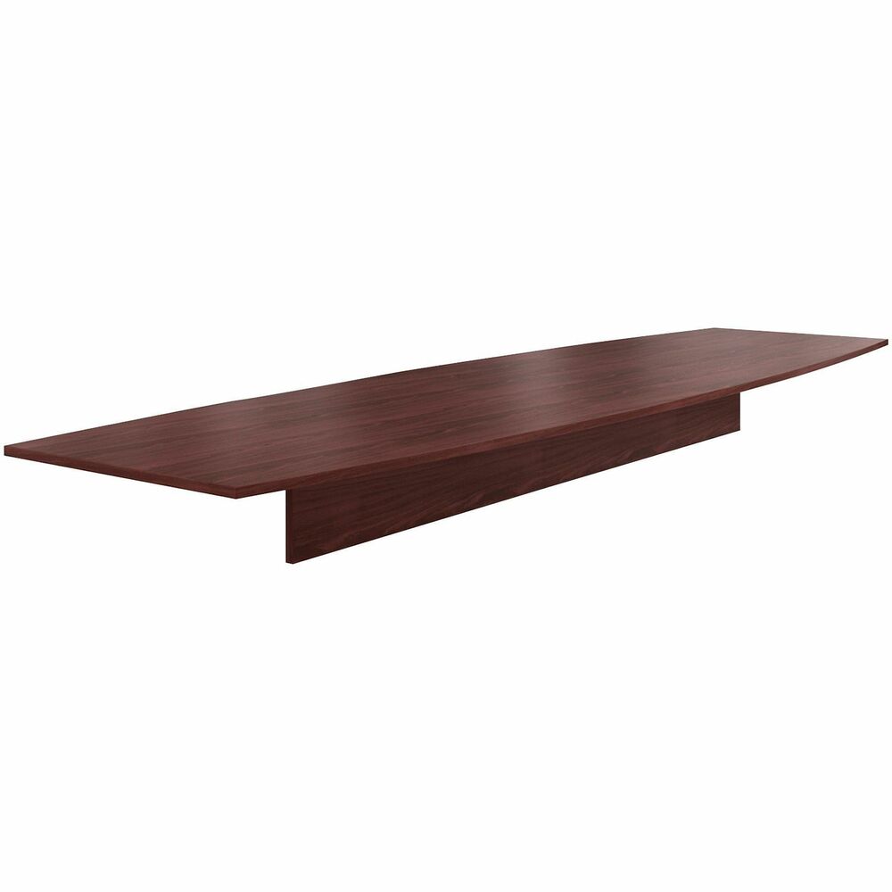 Image of The HON Company Conference Tabletop, Boat-shaped, 168"x48"x1-1/8", Mahogany