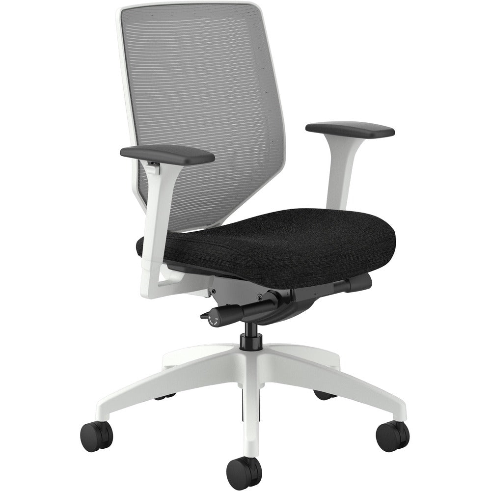 Image of The HON Company Task Chair,Mesh Back,29-1/2"x29-1/2"x42-1/2",Fog/Black/WE