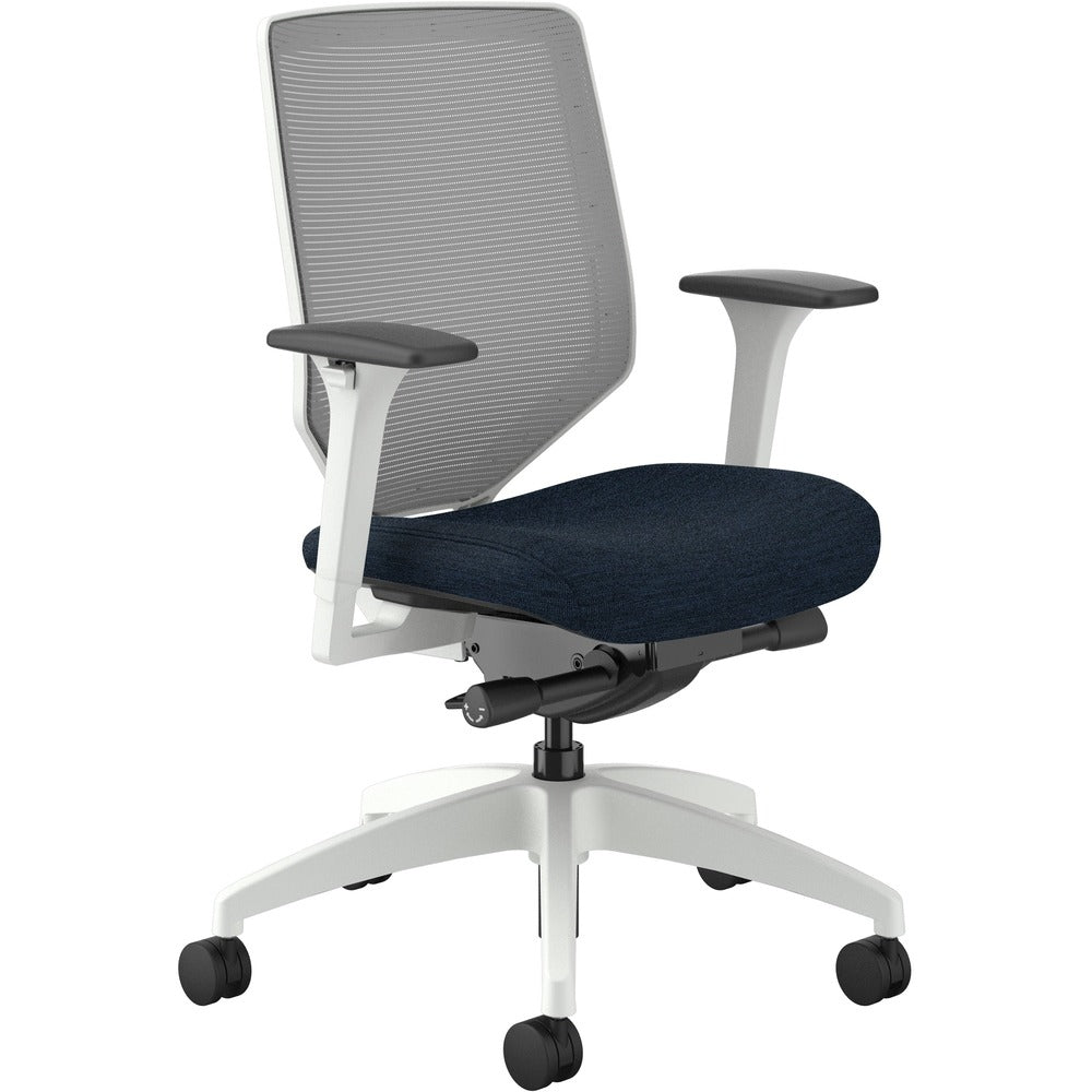 Image of The HON Company Task Chair,Mesh Back,29-1/2"x29-1/2"x42-1/2",Fog/Midnite/WE