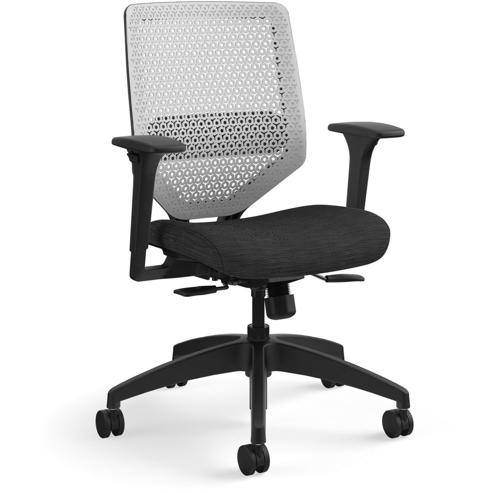 Image of The HON Company Task Chair, ReActiv, 29-3/4"x29"x42",Titanium Back/Ink