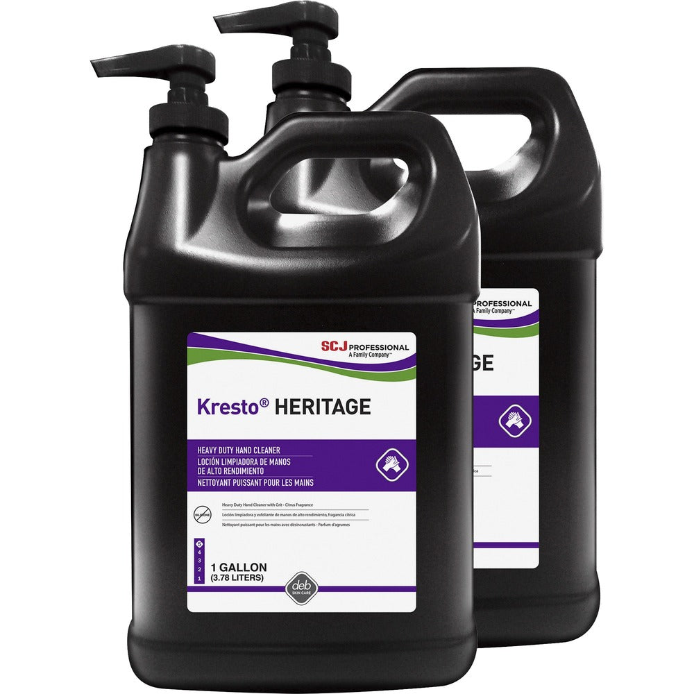 Image of S.C. JOHNSON & SON, INC Hand Cleanser, Super Heavy Duty, 1 Gallon, 4/CT, Clear