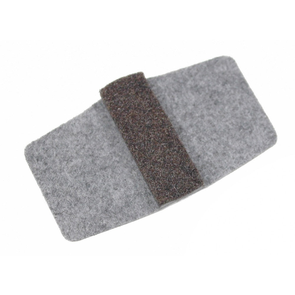 Image of Lorell Floor Savers, Wraparound, 1-7/8"x2-3/8", 16/BG, Gray
