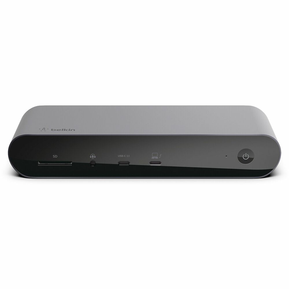 Image of Belkin Docking Station,Thunderbolt 4,12-Port,HDMI/USB-C/USB-A,BK
