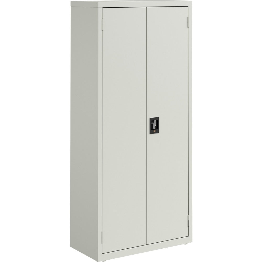 Image of Lorell Storage Cabinet,4 Shelves,180 lb/Shelf,30"x15"x66",Light GY