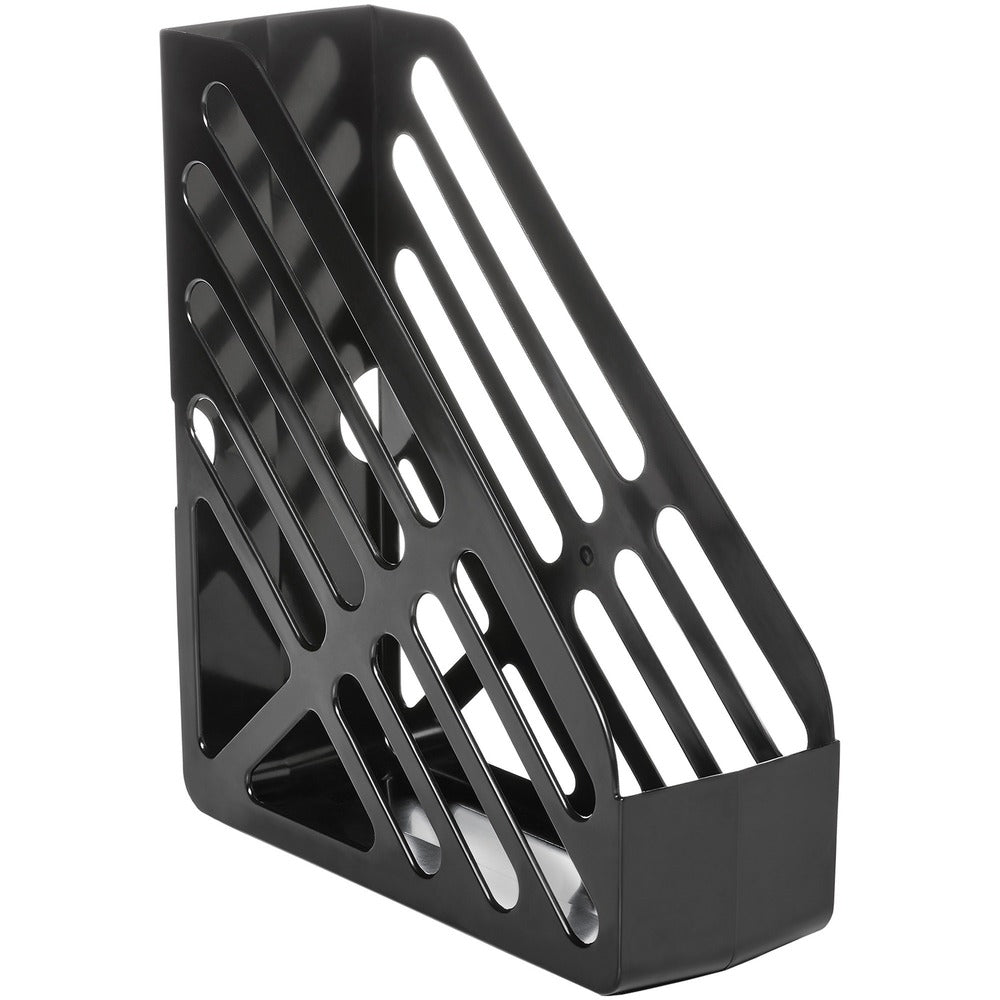 Image of Deflecto File Holder,Antimicrobial,Polystyrene,3.94"x10.4"x12",BK