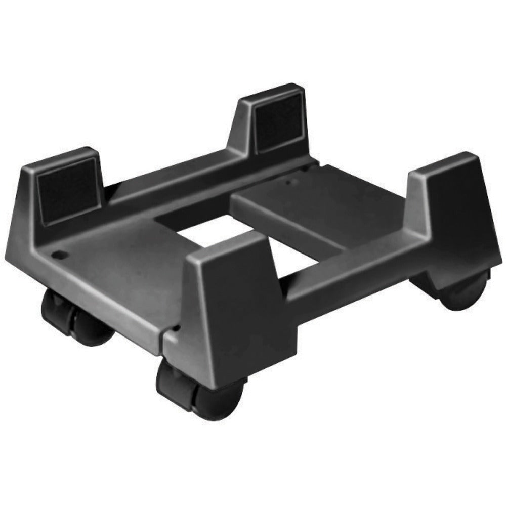 Image of Data Accessories Company Stand,f/CPUs,Mobile,4 Locking Casters,6"-10-1/4"W,Black