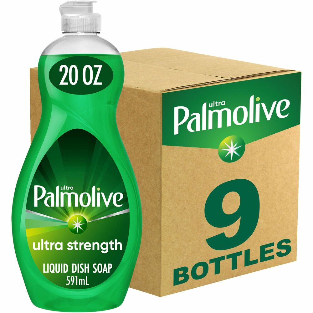 Image of Colgate-Palmolive Company Dish Detergent, Liquid, Ultra-Strength, 20 fl. oz, 9/CT, GN