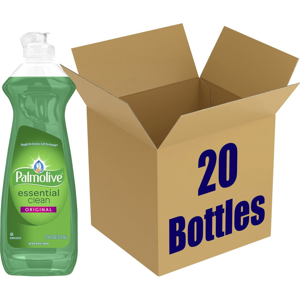 Image of Colgate-Palmolive Company Dish Soap, Manual, Palmolive, 12.6 oz, 20/CT, Green