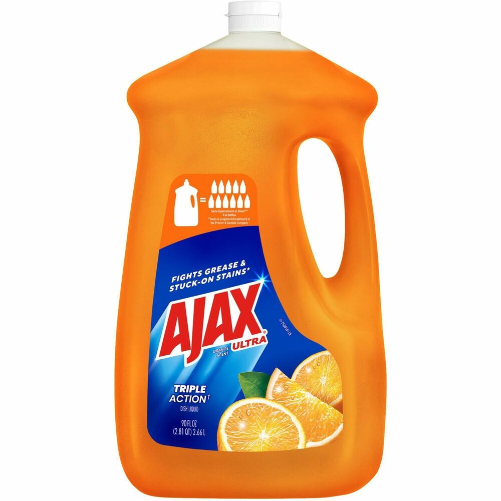 Image of Colgate-Palmolive Company Liquid Dish Detergent, Triple Action, 90 fl. oz, 4/CT, OE