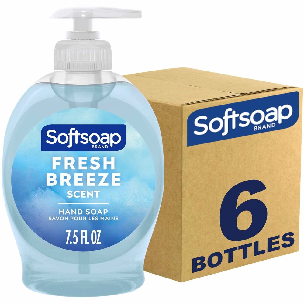 Image of Colgate-Palmolive Company Handwash, Fresh Breeze, Pump, 7.5oz, 6/CT, Blue