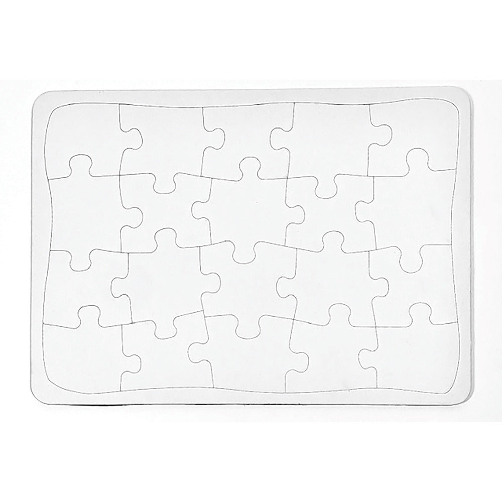 Image of Ashley Productions, Inc. Puzzle,Blank,w/Tray,Heavy-duty Chipboard,14"x10",White