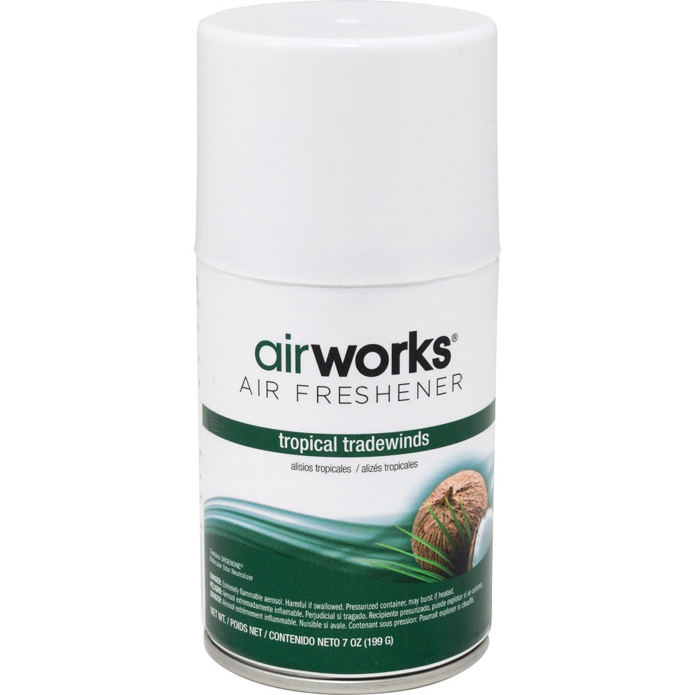 Image of Hospeco Air Freshener,Tropical,Metered Spray,f/Airworks,7oz,12/CT