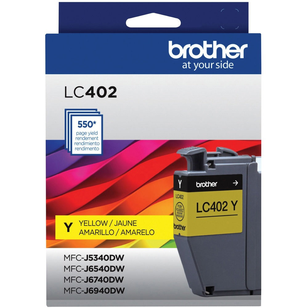 Image of Brother Ink Cartridge,MFC-J5340DW/J6540DW/J6940DW,550 Pg Yld,Yellow