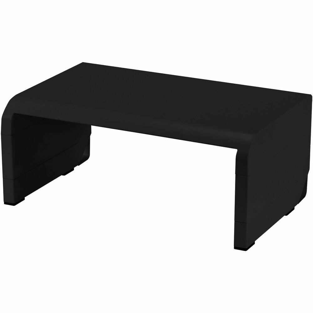 Image of Bostitch (Stanley Bostitch) Monitor Stand,Single,Adjustable Height,Cord Channel,BK