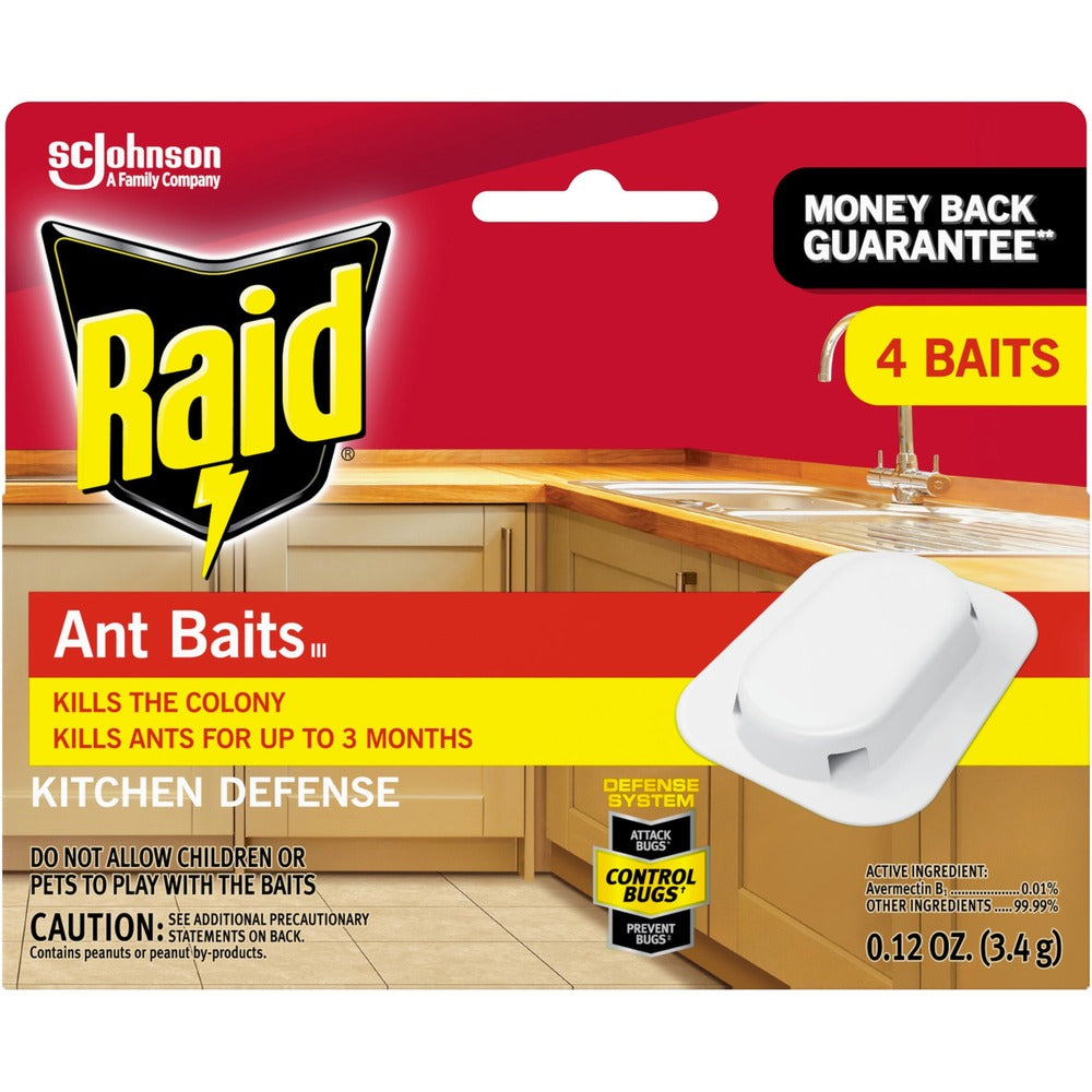 Image of S.C. JOHNSON & SON, INC Bait, f/Ants, 3 Months, Indoors, 4/BX,RD