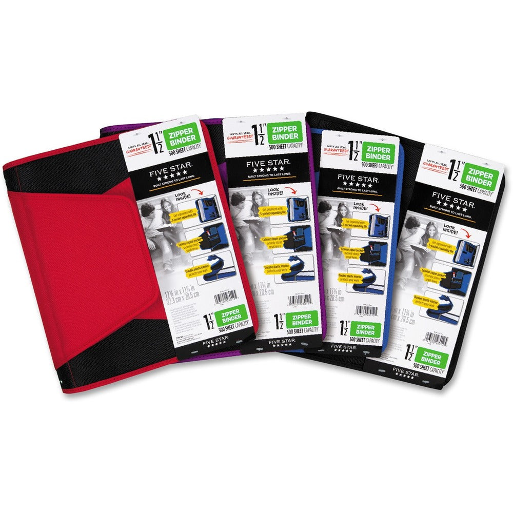 Image of Mead Binder,Zipper,Pocket/FileExpander,2-3/4"x11-1/4"x12-3/4",MI