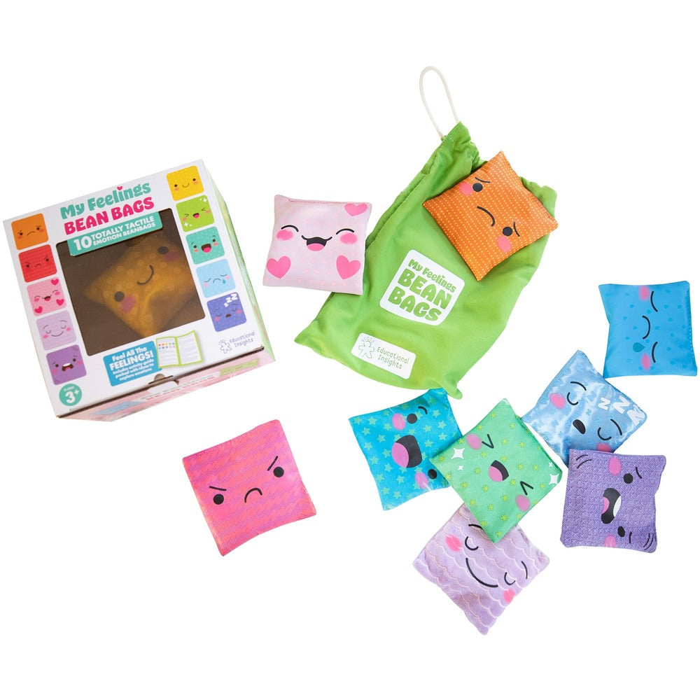 Image of Learning Resources Beanbags,f/Emotional Skills,Child Learning,10Bags/ST,Multi