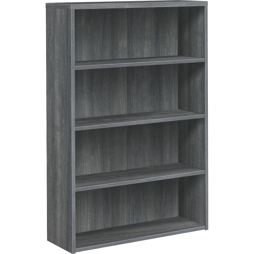 Image of The HON Company Bookcase, 4 Fixed Shelves, 36"x13-1/8"x57-1/8",Sterling Ash