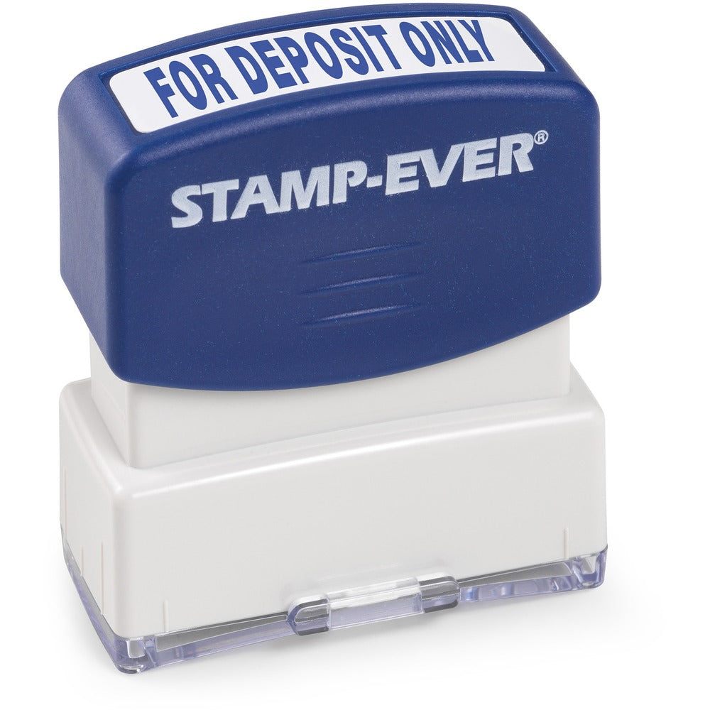 Image of Trodat USA Stamp, Pre-Inked, "For Deposit Only", 9/16"x1-11/16" Imp, BE