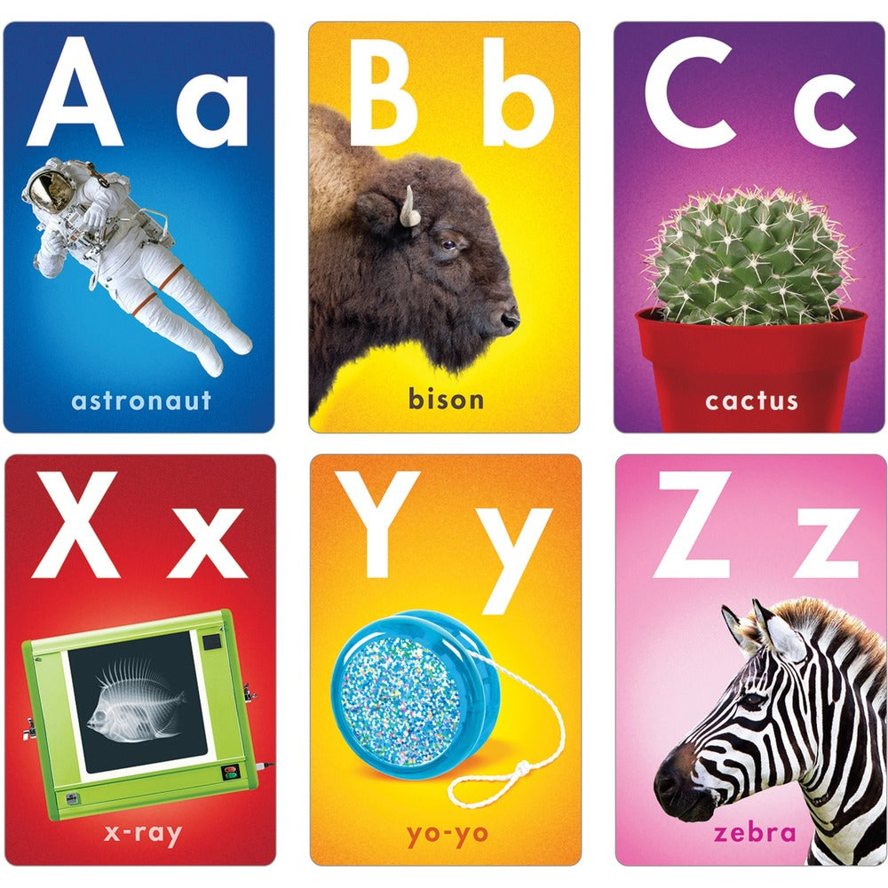 Image of Trend Enterprises Display Set, ABCs, w/Images, 5-1/4"x8", 28 Pcs, Multi
