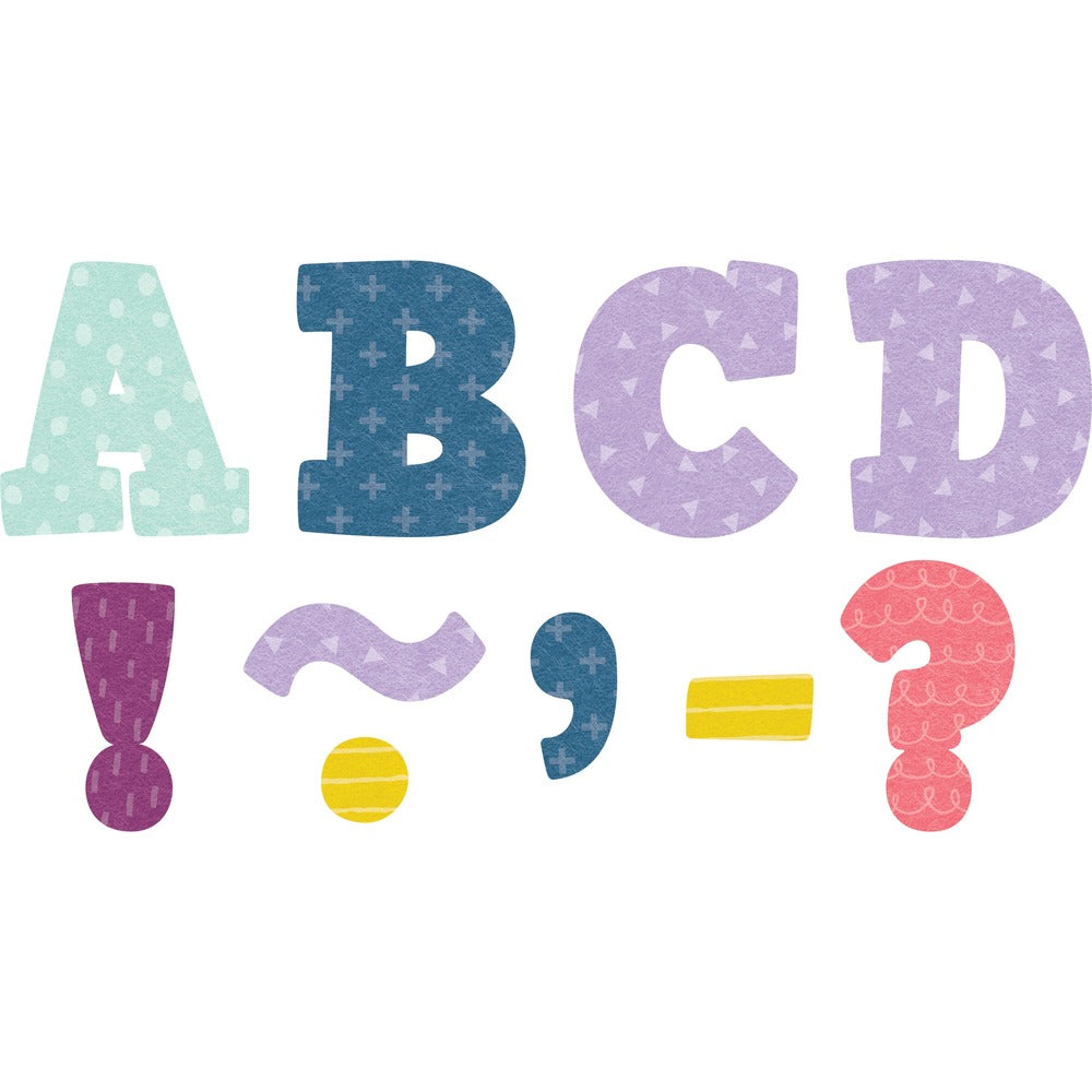 Image of Teacher Created Resources Letters, Magnetic, Uppercase, 3"L, 55 Pcs/PK, Multi