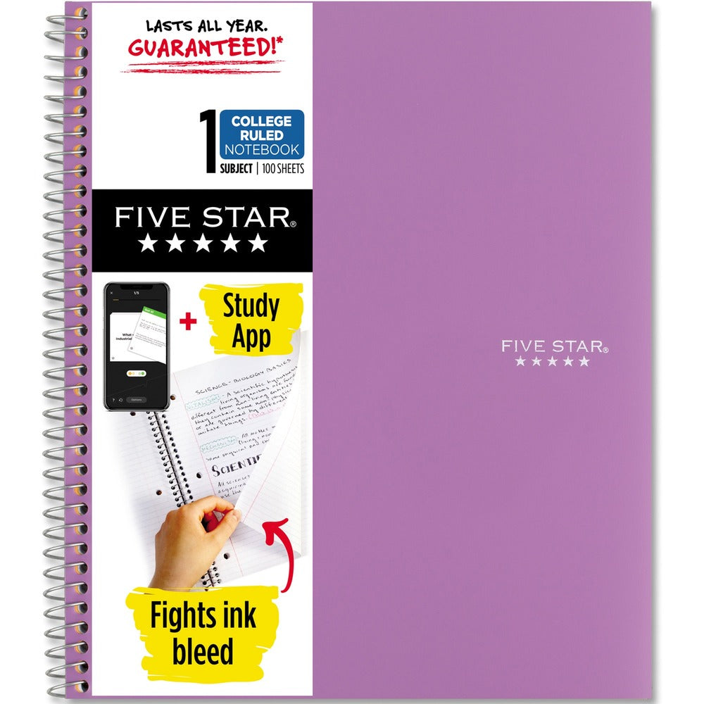 Image of Mead Notebook,1 Subject,100 Shts,College Ruled,Wirebound,PE