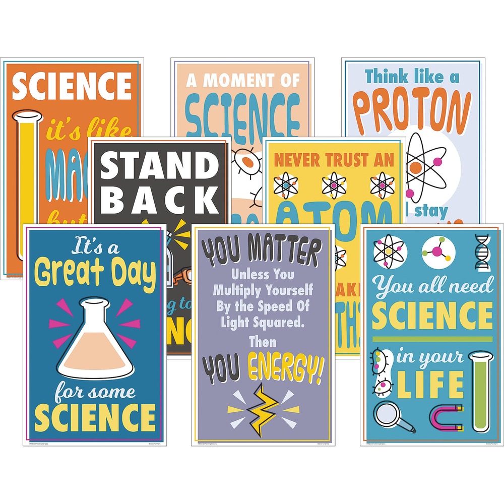 Image of Teacher Created Resources Posters, Science, 11"x17", 8/PK, Multi