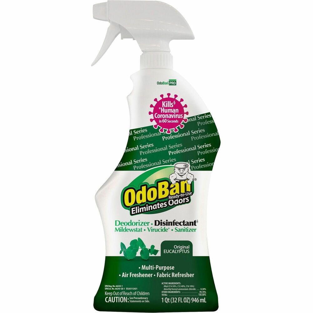 Image of Clean Control Corporation Deodorizer/Disinfectant Spray, RTU, 32oz, Eucalyptus, GN