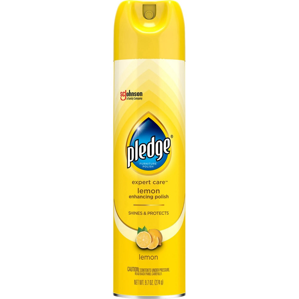 Image of S.C. JOHNSON & SON, INC Multisurface Polish,f/Dust,Lemon Scent,6/CT,YW