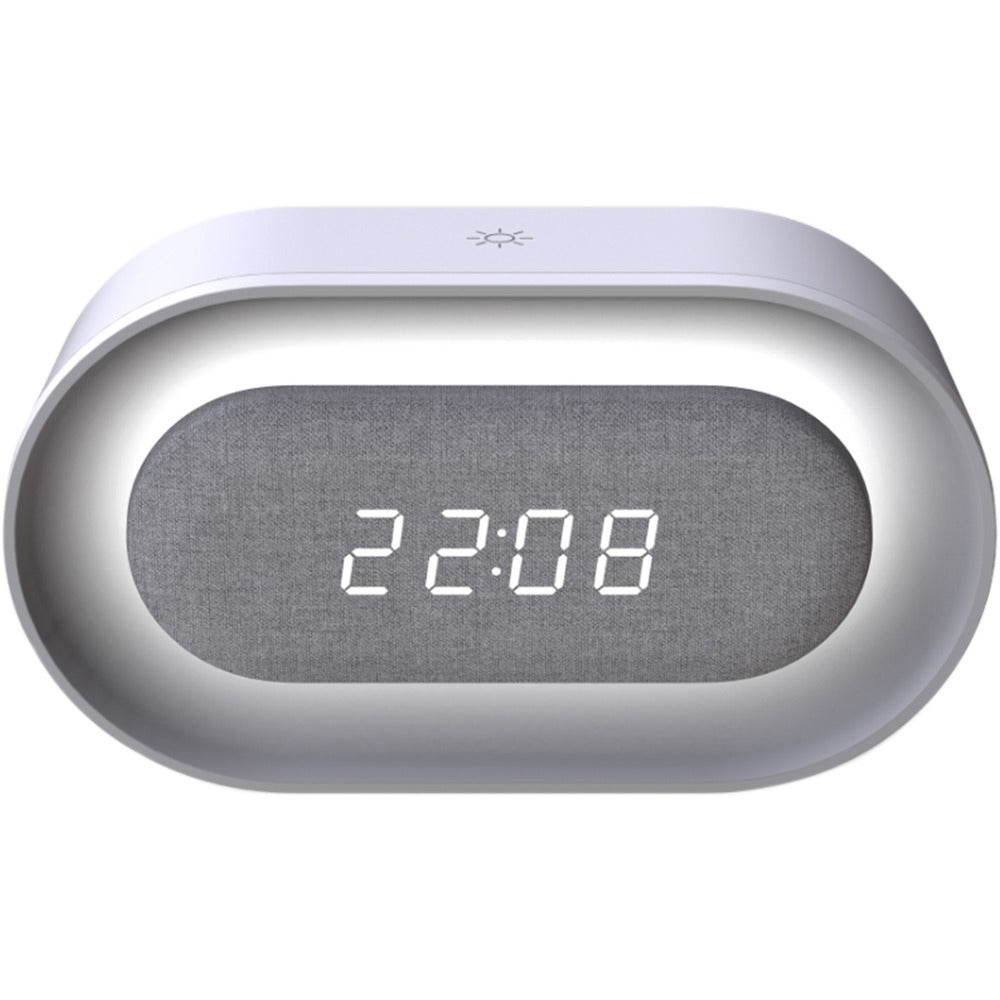 Image of Data Accessories Company Night Light,w/Alarm Clock,6-1/8"x4-1/8"x1-7/8",WE/GY