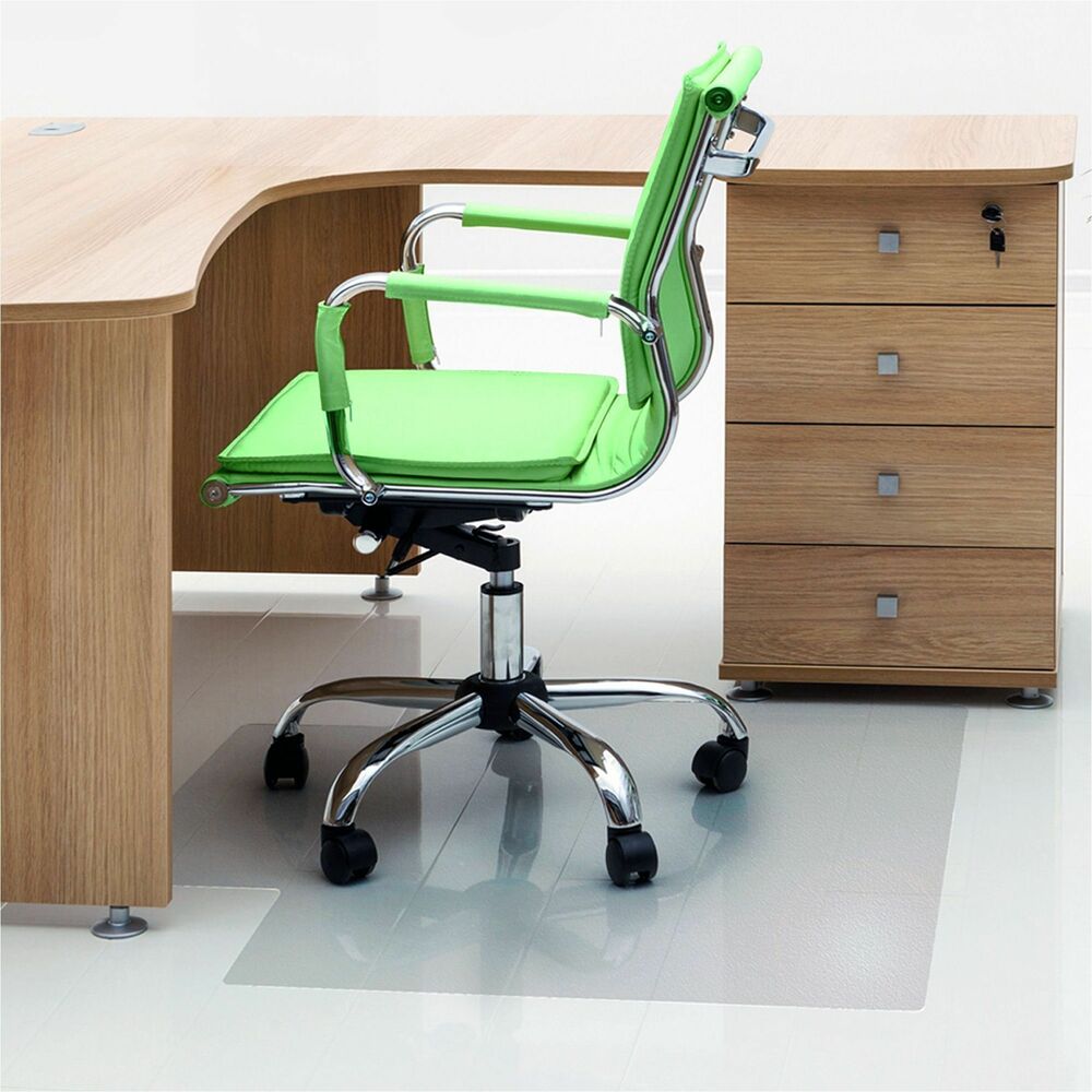 Image of FloorTex Chairmat,f/Hard Floors, APET,Lip,45"x53",Clear