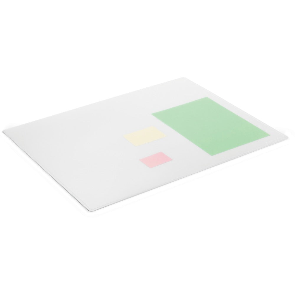 Image of Durable Office Products Desk Mat,Round Edges,Polypropylene,25-1/2"x19-7/10",Clear
