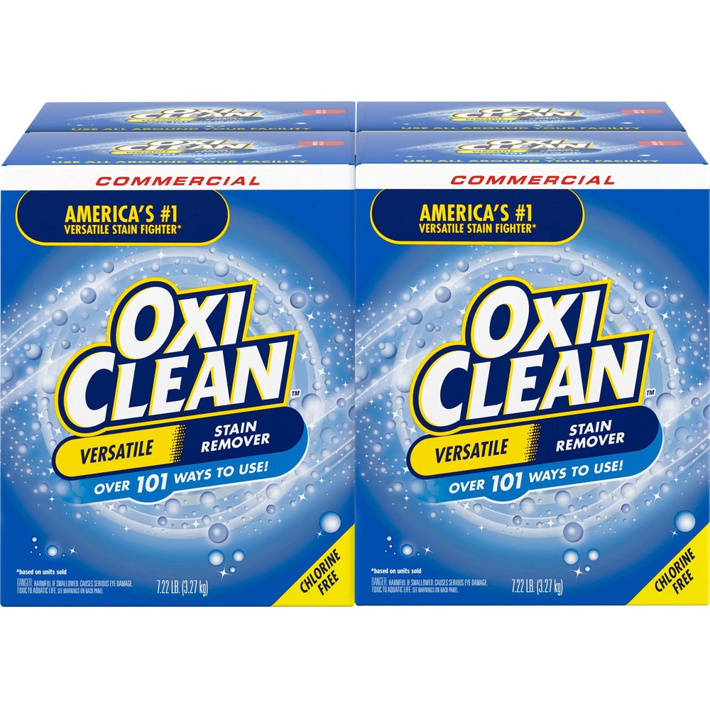 Image of Church & Dwight Co., Inc. Stain Remover, Commercial OxiClean, 156 Loads, 7.22 lb, 4/CT