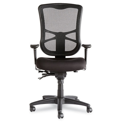Image of Alera® Alera Elusion Series Mesh High-Back Multifunction Chair, Supports Up To 275 Lb, 17.2" To 20.6" Seat Height, Black