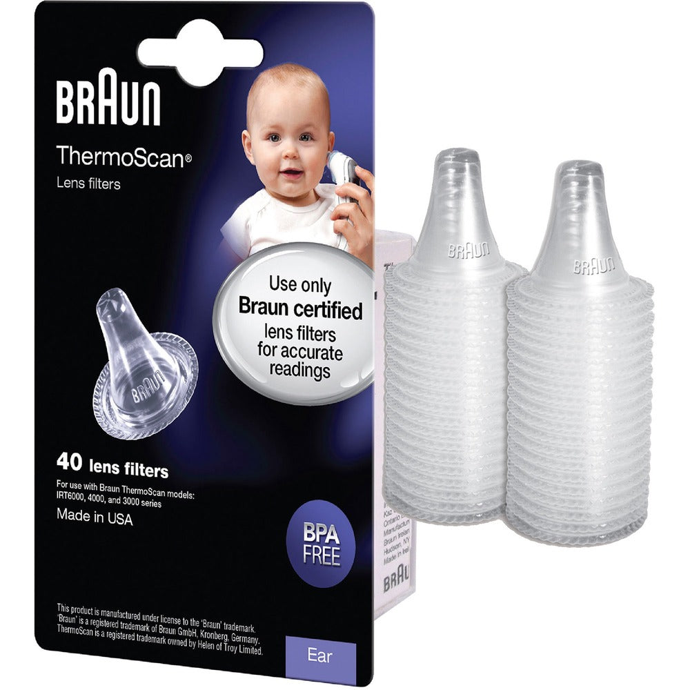 Image of Honeywell Filters,f/Ear Thermometers,BPA-Free,40/PK,Clear