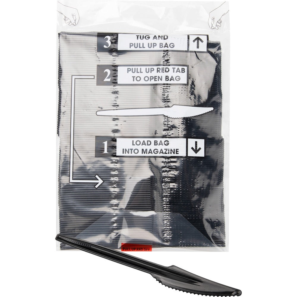 Image of EMS Mind Reader LLC Knives,Dispenser Refills,Polystyrene,100/PK,BK